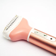Kemei Tondeuse Électrique Rechargeable 4-en-1 pour Femmes