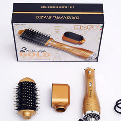 ENZO EN-751 Brosse de coiffage et sèche-cheveux 2-en-1