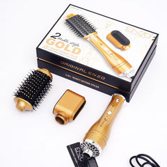ENZO EN-751 Brosse de coiffage et sèche-cheveux 2-en-1