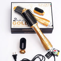 ENZO EN-751 Brosse de coiffage et sèche-cheveux 2-en-1