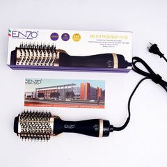 ENZO Professional One-Step Pro Blowout Styler – Sèche-cheveux 24K Gold et volumateur