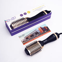 ENZO Professional One-Step Pro Blowout Styler – Sèche-cheveux 24K Gold et volumateur