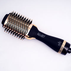 ENZO Professional One-Step Pro Blowout Styler – Sèche-cheveux 24K Gold et volumateur