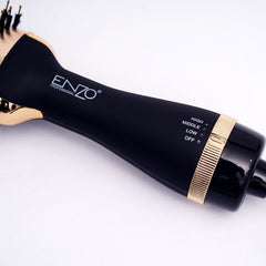 ENZO Professional One-Step Pro Blowout Styler – Sèche-cheveux 24K Gold et volumateur