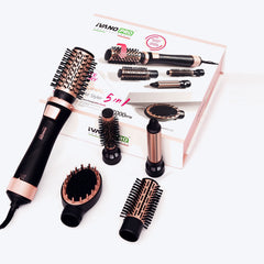 IVANO PRO 5 en 1 Brosse Rotative Professionnelle