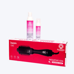 Kit Brosse Chauffante Daesol + Sérum Protecteur + Leave-In Conditioner